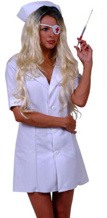 1045769 - Мейкап медсестры на хэллоуин