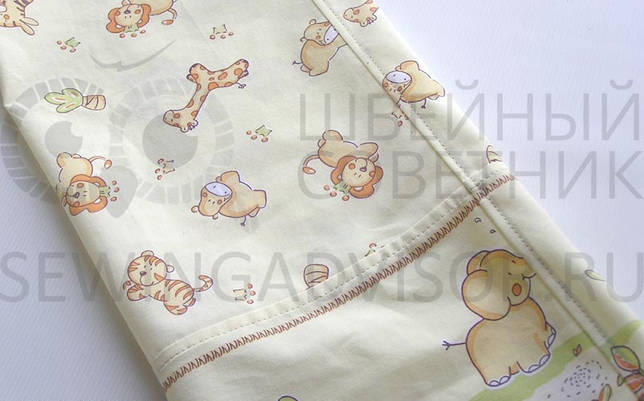 Аккуратно отстрочите швы