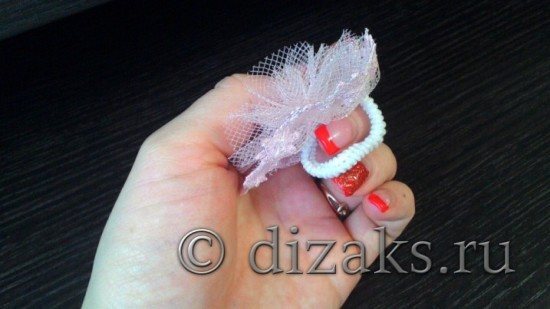 Бант из фатина своими руками для девочки: мастер-класс с видео