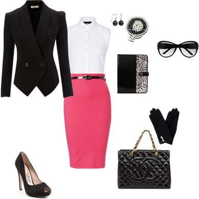 Что надеть с розовой юбкой