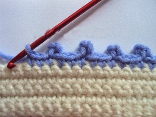 Кайма крючком для обвязки изделий. Простые схемы, мастер-классы