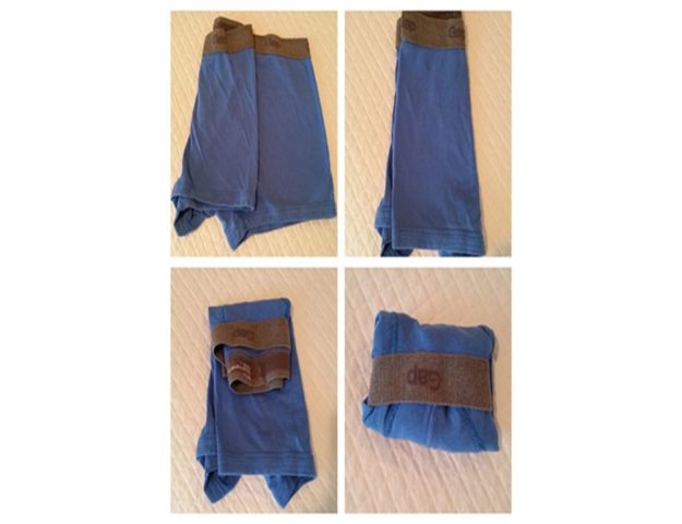 Как красиво и компактно сложить мужские трусы?