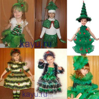 Как сделать костюм елочки для девочки своими руками без специальных принадлежностей