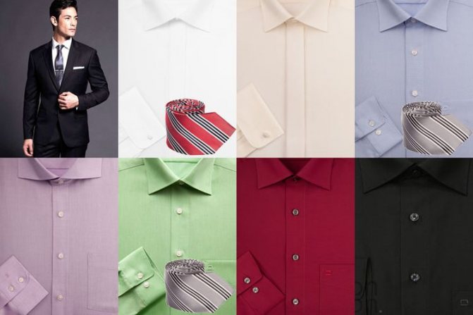 Какой галстук подойдет к темно синей рубашке