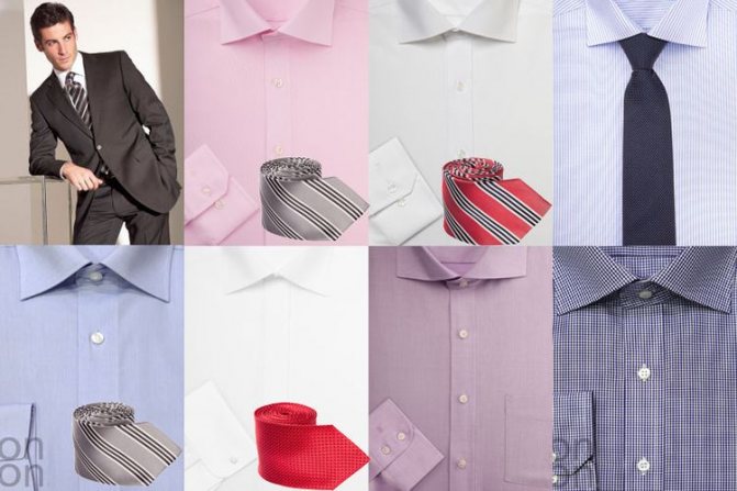 Какой галстук подойдет к темно синей рубашке