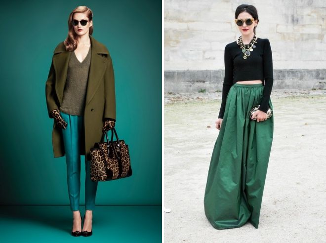 Кому идет болотный цвет?