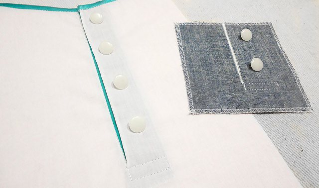 Мастер-класс по застежке поло: работаем с трикотажными изделиями