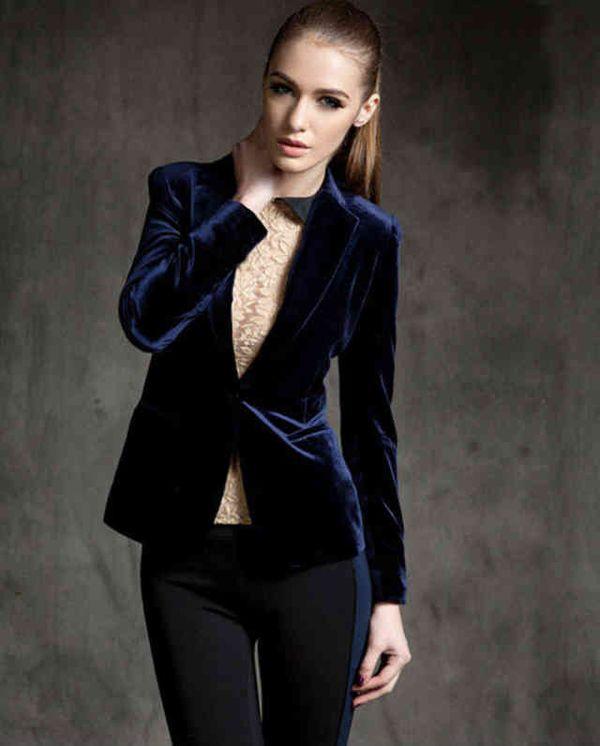 пиджак бархатный