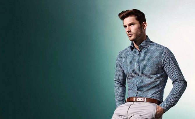 рубашка мужская