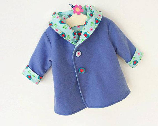 выкройка детского пальто для девочки 3 года