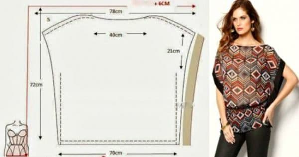 Выкройка коротких