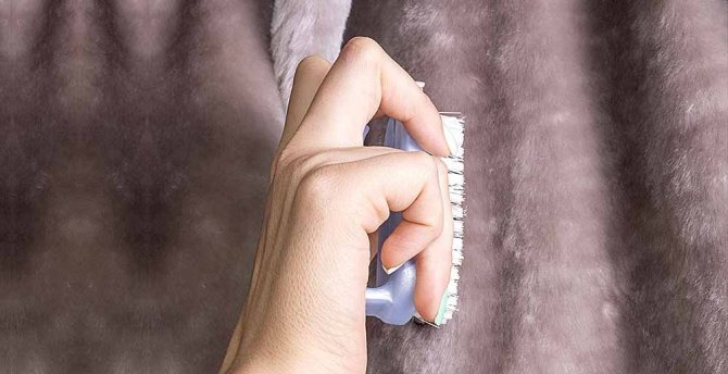 Чистка шубы