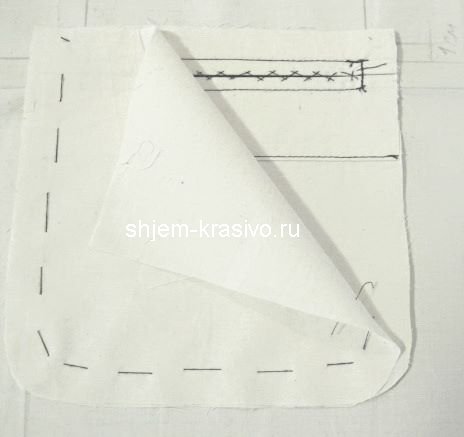 карман в рамку обработка