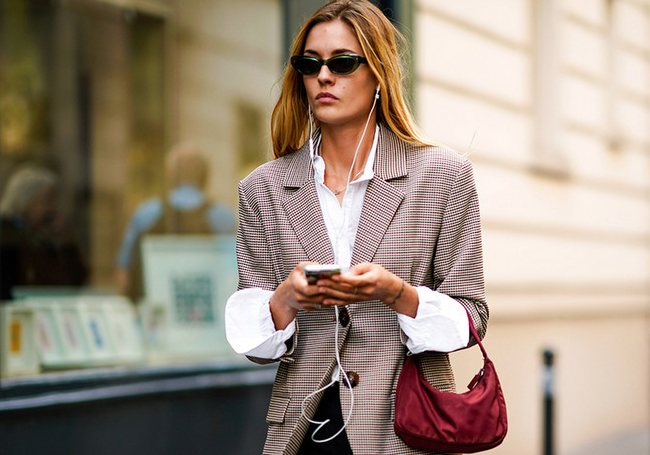 С чем носить пиджак в клетку в 2020 году фото