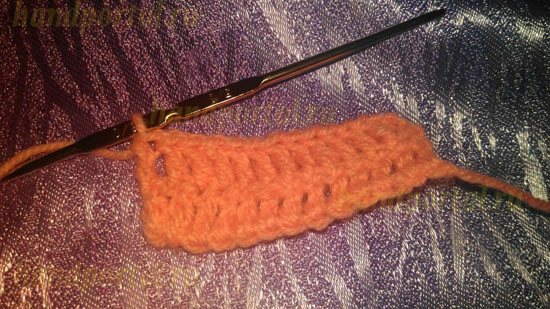 шестой шаг вязания