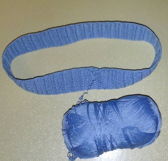 вязание нужно замкнуть в кольцо